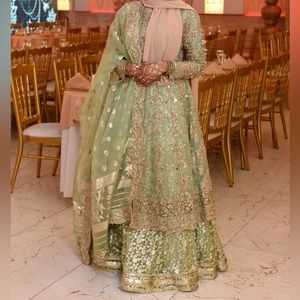 Kanwal Malik dress Pakistani lehngha / lengha designer